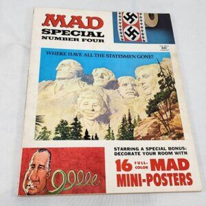 Mad Magazine Special Issue #4 16 Full Mini Poster, Where Are The‎ Statesmen Rare